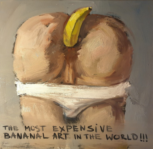 The most expensive Bananal Art in the World / tribute to Maurizio Cattelan