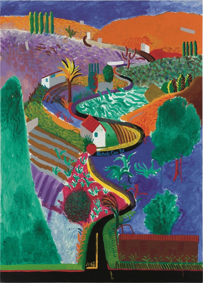 Davida Hockneya: Nichols Canyon