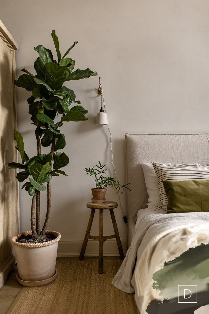 A bedroom inspired by nature