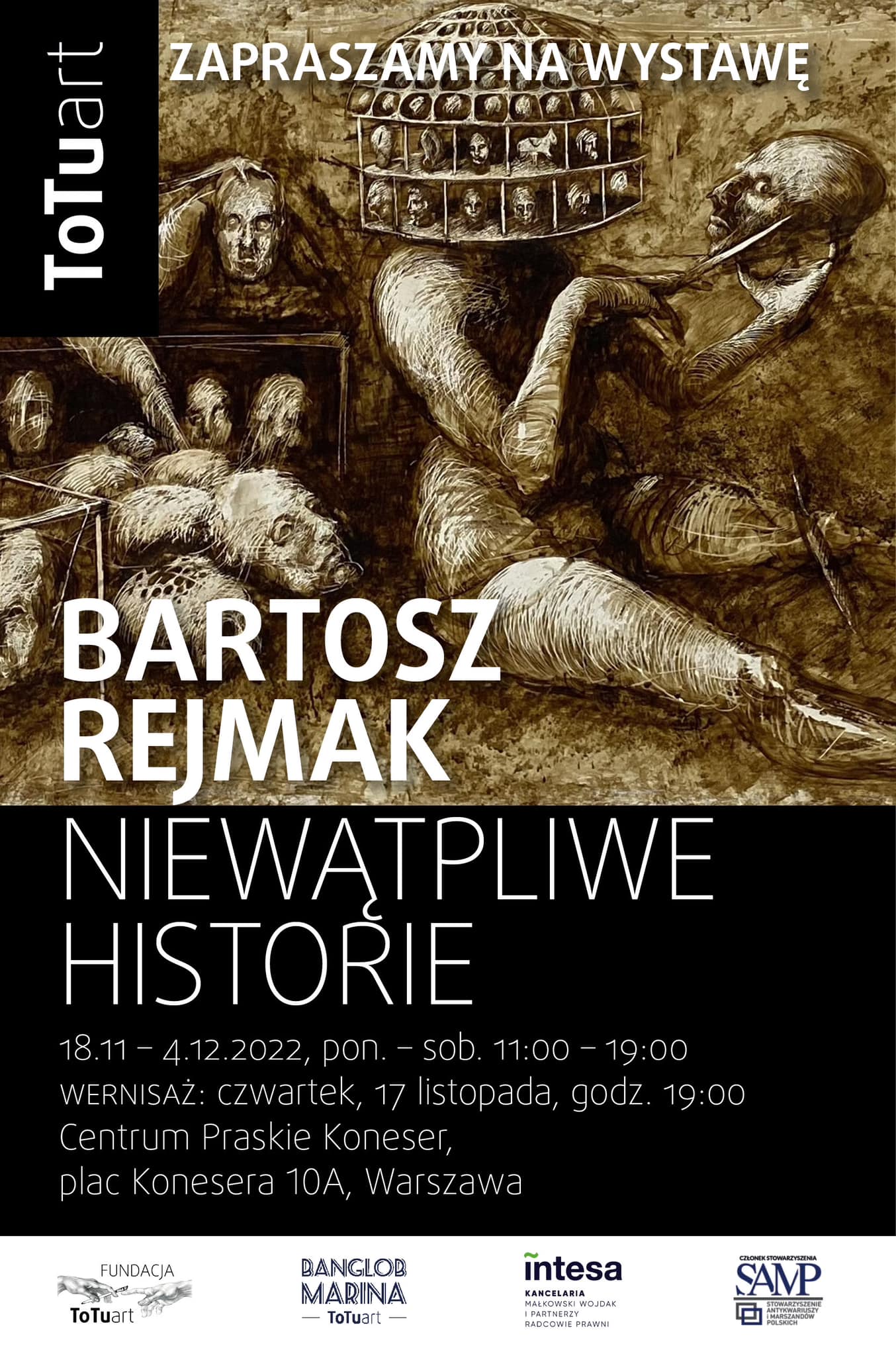 Wystawa. Bartosz Rejmak – Niewątpliwe historie. Od 18.11.2022