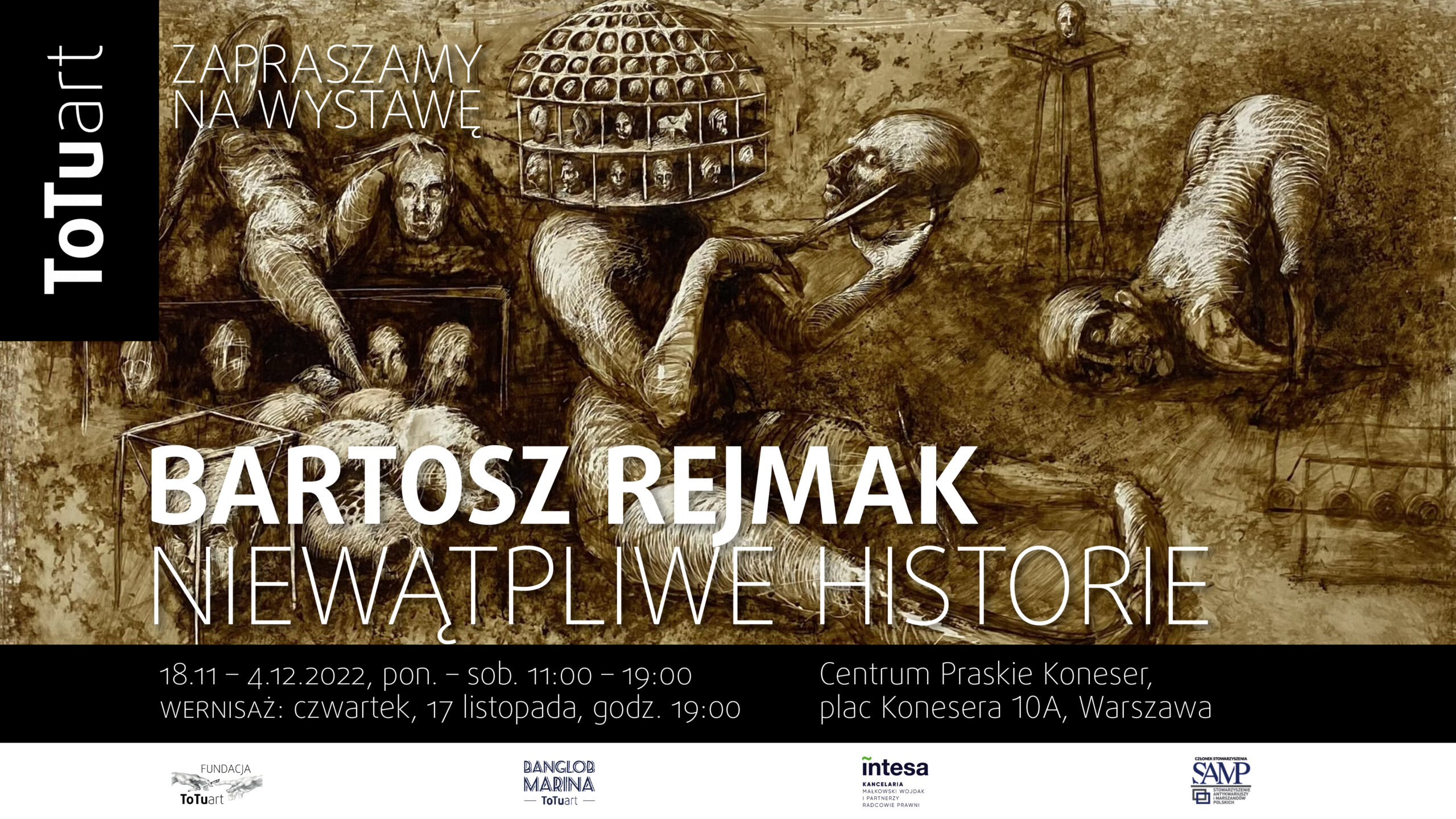 Wystawa. Bartosz Rejmak – Niewątpliwe historie od 18.11.2022.