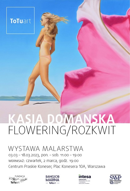 Wystawa Rozkwit / Flowering. Malarstwo Kasi Domanskiej