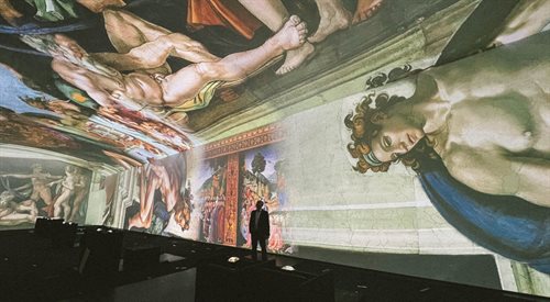 Codziennik Artystyczny ToTuart: Wystawa immersyjna ,,Kaplica Sykstyńska”