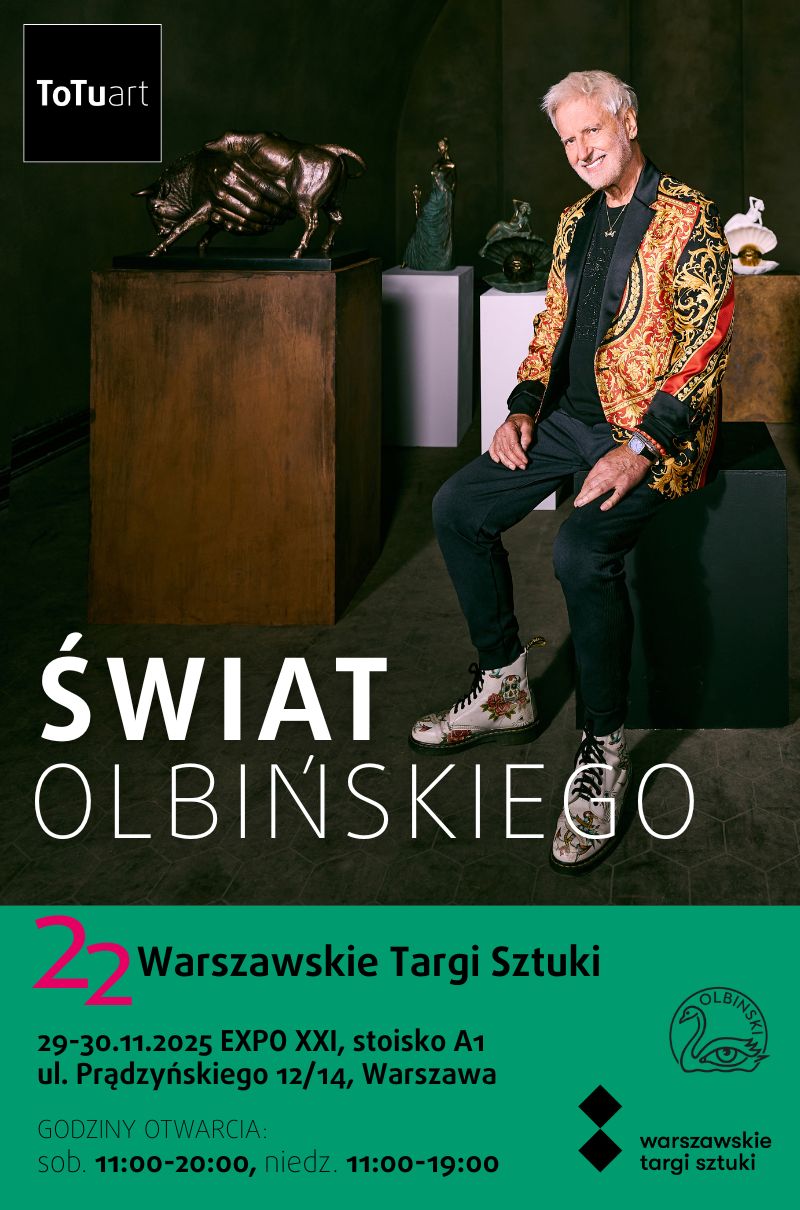 Rafał Olbiński na 22. Warszawskich Targach Sztuki